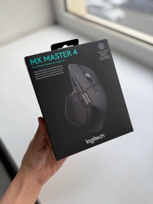 Мышь Logitech MX Master 4, тёмно-серая