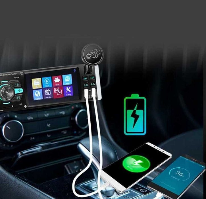 Мултимедия видео авторадио за кола автомобил usb bluetooth cd dvd