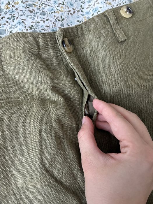 Pantaloni scurti din in