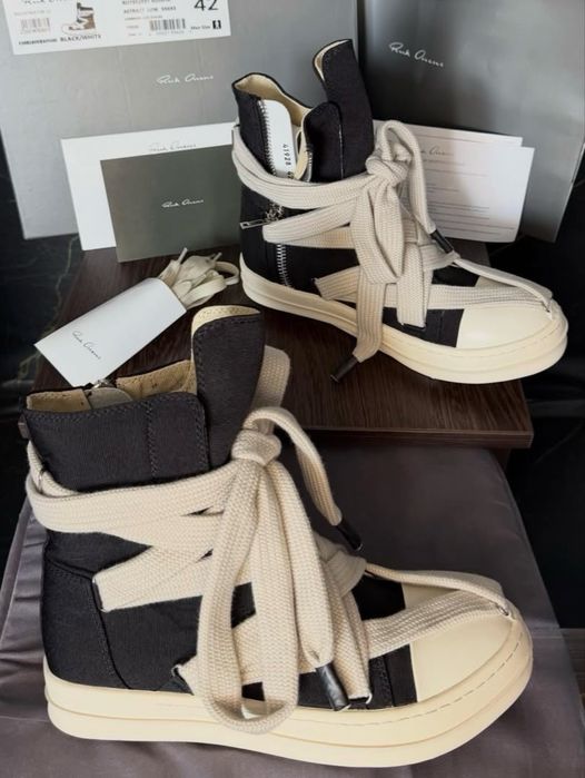 Adidasi rick owens ramones jumbo lace