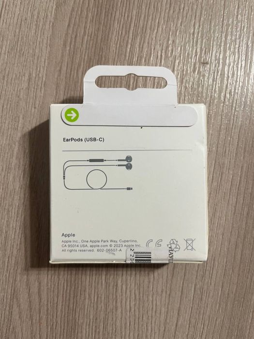 Наушники apple iphone 15, 16 на разъем type-C качество люкс