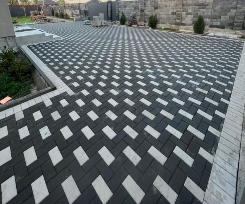 Укладка брусчатка