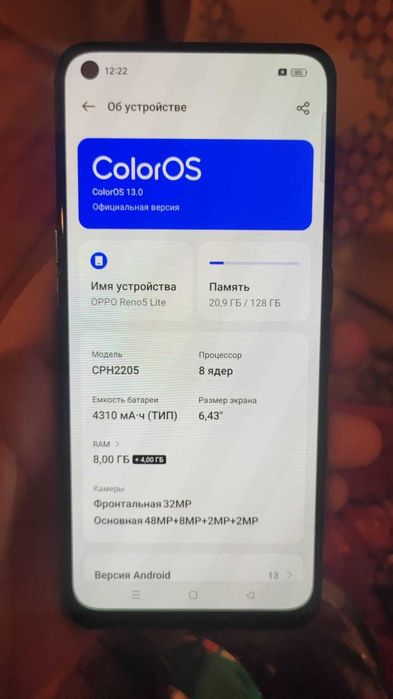 Продам Oppo reno 5 Lite