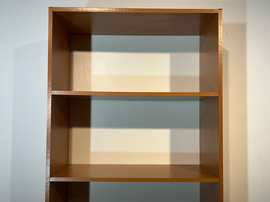 3 Buc. Bibliotecă 80 cm; Dulap Depozitare cu 2 Uși; Etajeră cu Rafturi