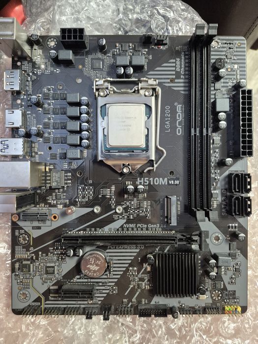 Процессор i5-11400f + мат. плата + башенный кулер