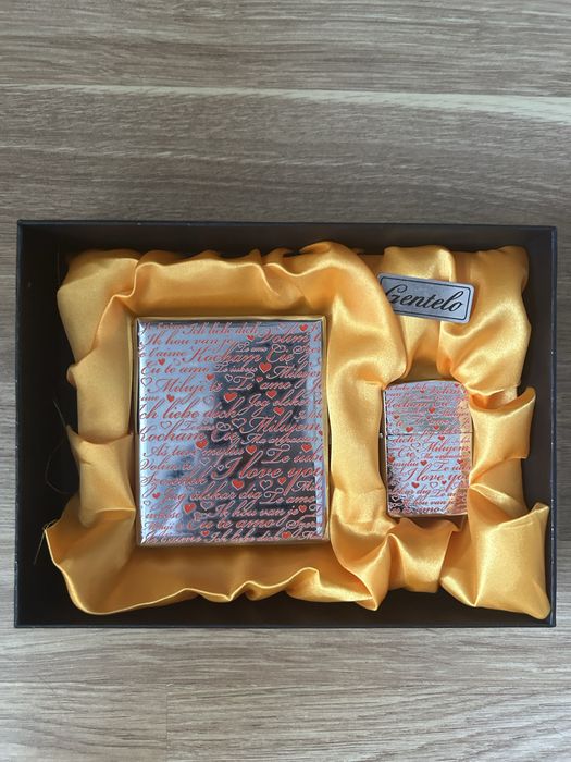 Vand set personalizat tabachera+Bricheta