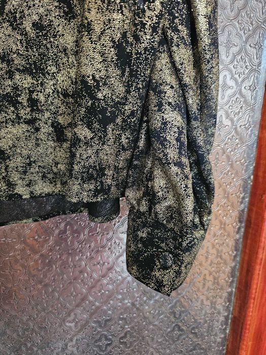 Zara златиста блуза размер М