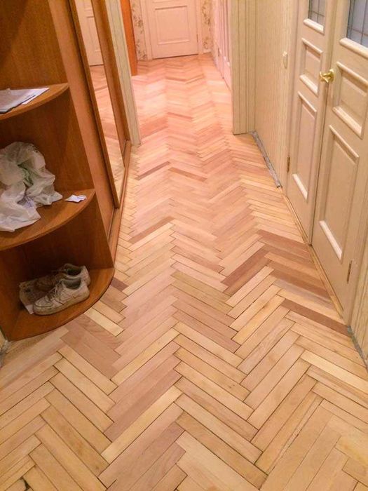 Шлифовка паркета, ремонт и восстановление паркетного пола и доски