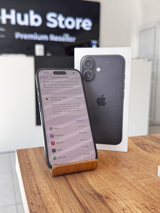 Айфон16•256гб/100%қара