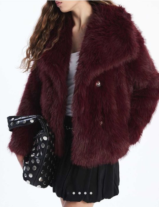 Дамско палто Бордо