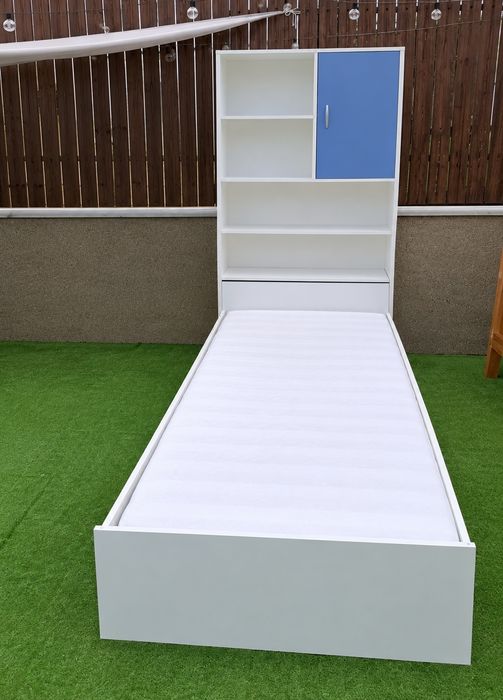 Set mobilier cameră copii – Pat + Dulap + Bibliotecă