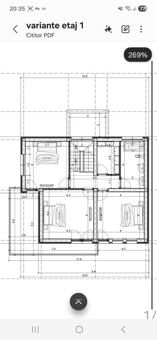 Casa individuala in constructie - pozitie buna,utilitati trase,proiect pregatit pentru finalizare