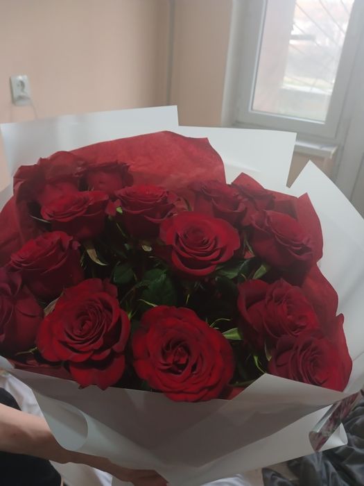 Букет роз 15штук