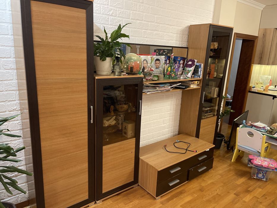 Модульная стенка горка в гостиную/зал