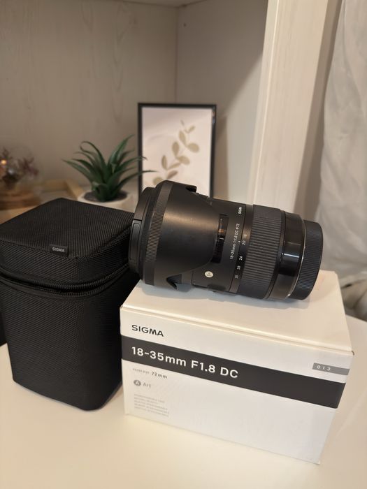 Sigma Art 18-35mm f1.8 montura Canon EF