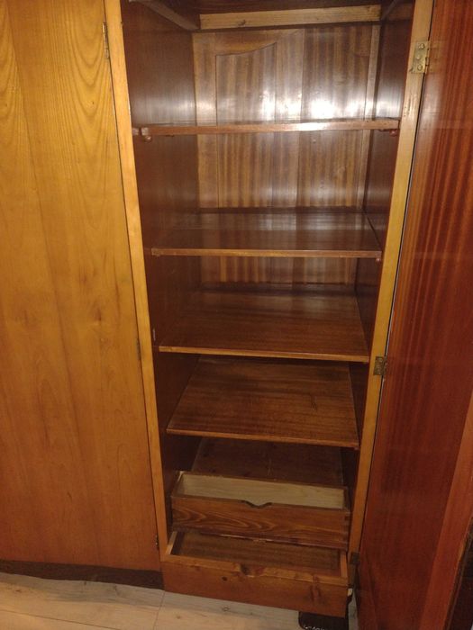 Set șifonier, dulap și cadru de pat fara somiera Retro/Vintage