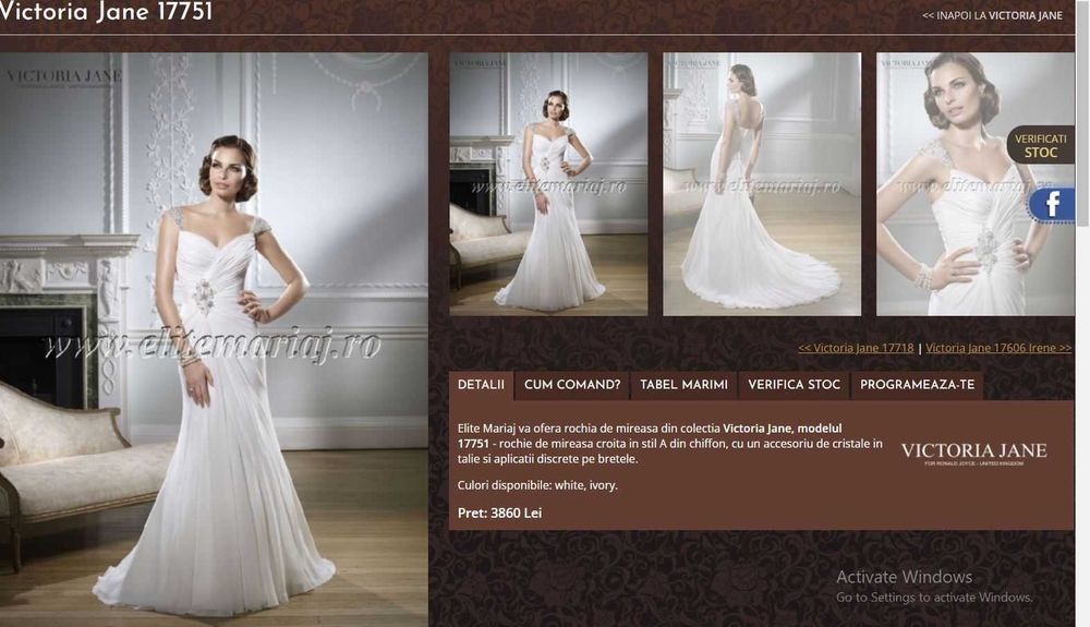 Rochie de mireasa Elite Mariage croi A, sirena