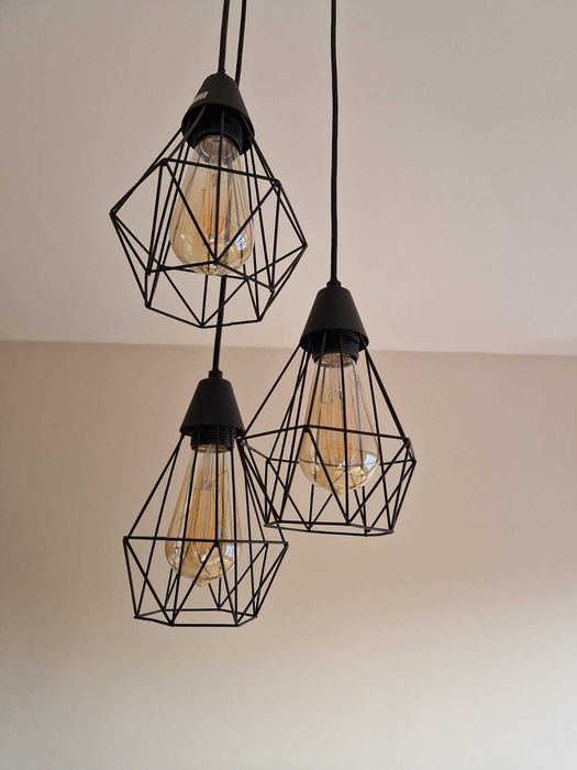 Полилей с 2 настолни лампи