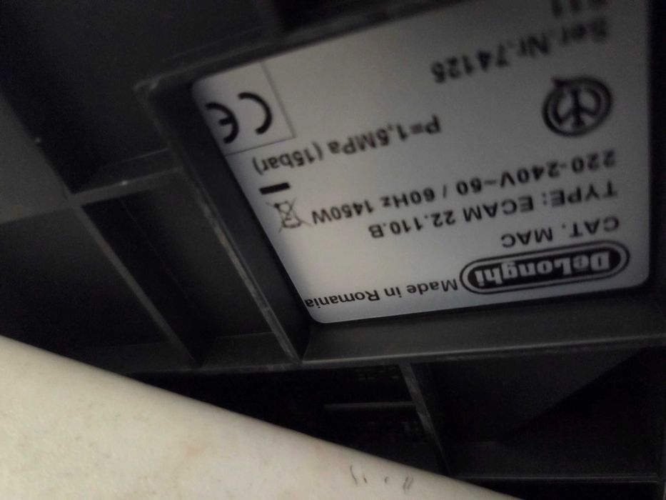 Espressor Automat DeLonghi Magnifica S ECAM 22.110 Aparat Cafea Boabe