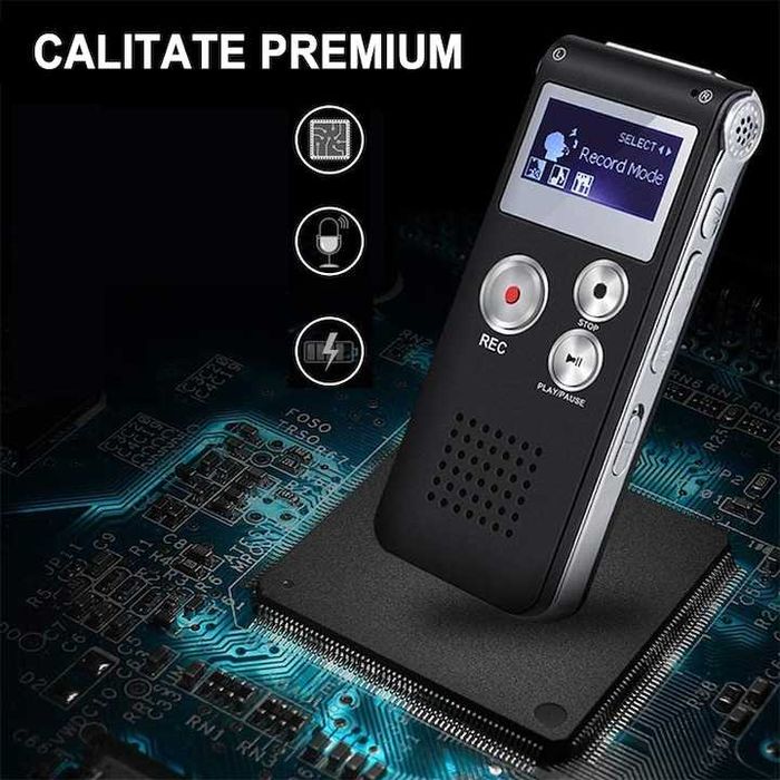 Reportofon profesional, 8GB, MP3, USB,nou