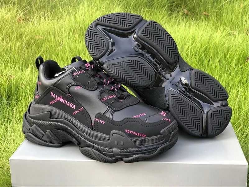 Balenciaga Triple S - Black/Lime/Dark Green