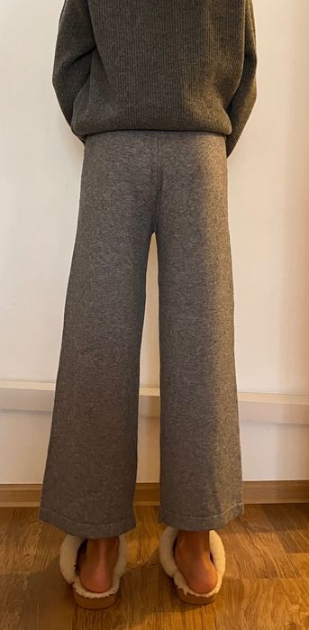 Pantaloni vâscoză și lână moi 152-156cm