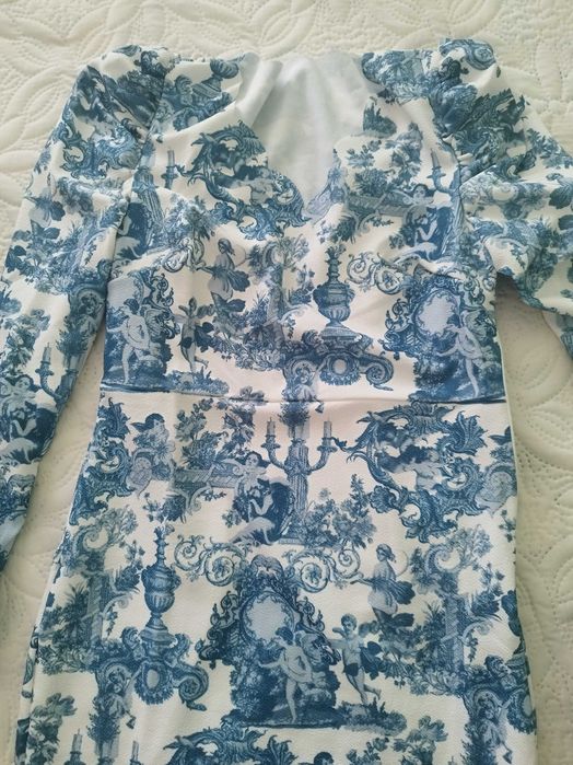 Дамска рокля с италиански принт