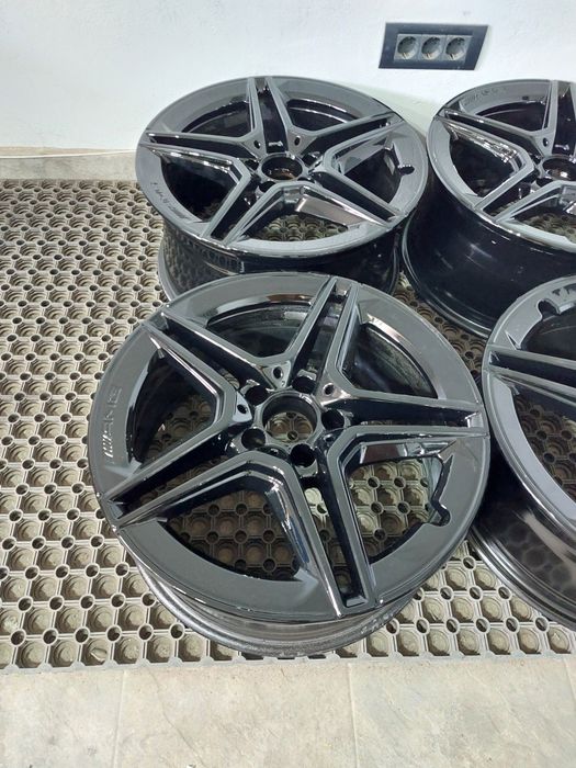 O janta / Set jante 18 originale Mercedes clasa C w205 facelift AMG / C coupe c205 / Cabrio a205