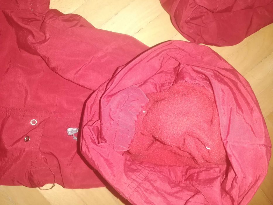 Pantaloni de fas femei rosu