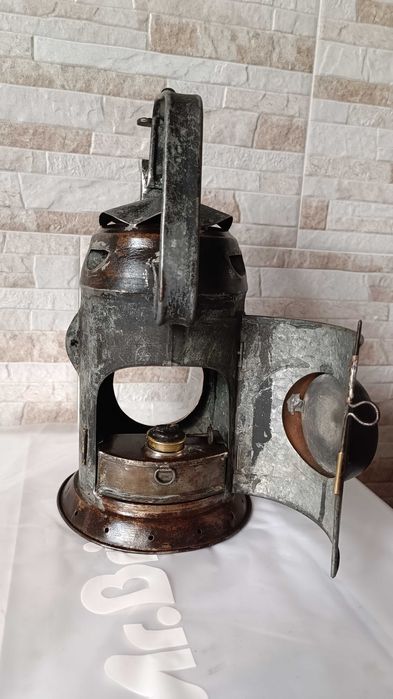 Стар немски ЖП фенер - 1940 година - WWII