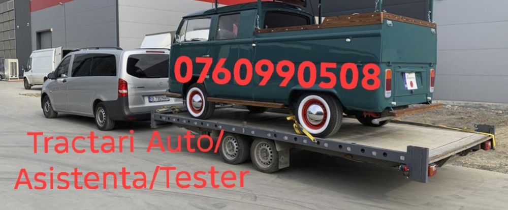 Tractări auto/asistență/tester auto la domiciliu/ platforma auto/ RAR