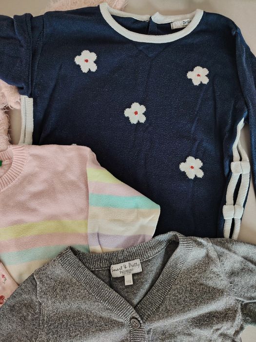 Блузи за момиче с дълъг ръкав 110-116см