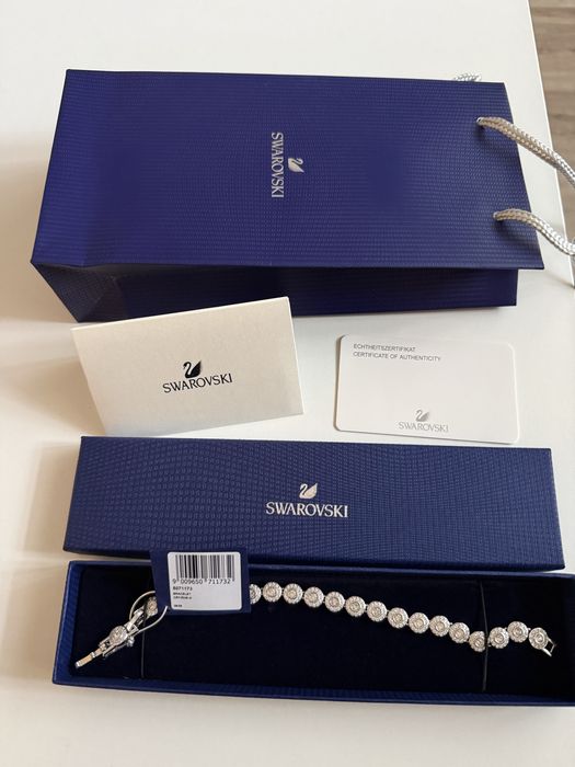 Bratara Swarovski Una Angelic Silver