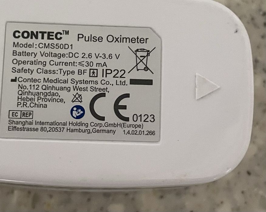 Пульсоксиметр contec