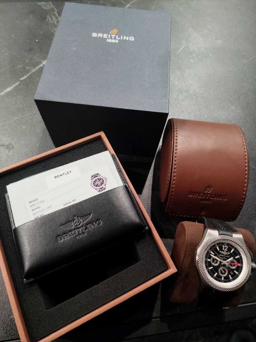 Breitling for Bentley GMT B04 – Titanium – Full Set