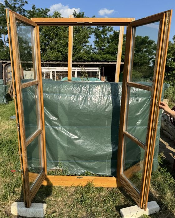 USA TERASA LEMN sprosuri cabana lemn termopano H 230 x L 124 Germania