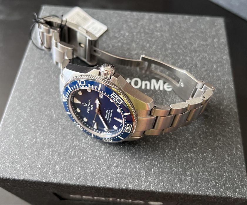 Като НОВ Certina 43mm 300m Powermatic 80 DS Action C032.607.11.041.00