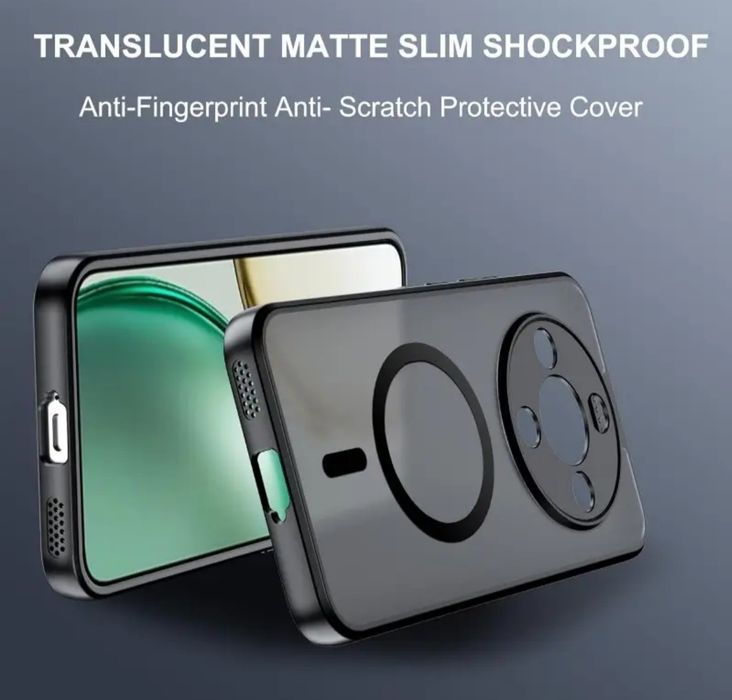 Honor magic 8 pro magsafe кейс ударо-устойчив с матов гръб Налични