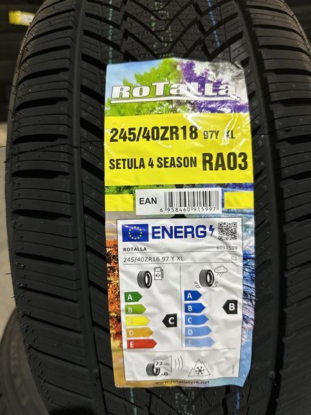 Нови всесезонни ROTALLA RA03 245/40R18 97Y XL БОРД 2454018