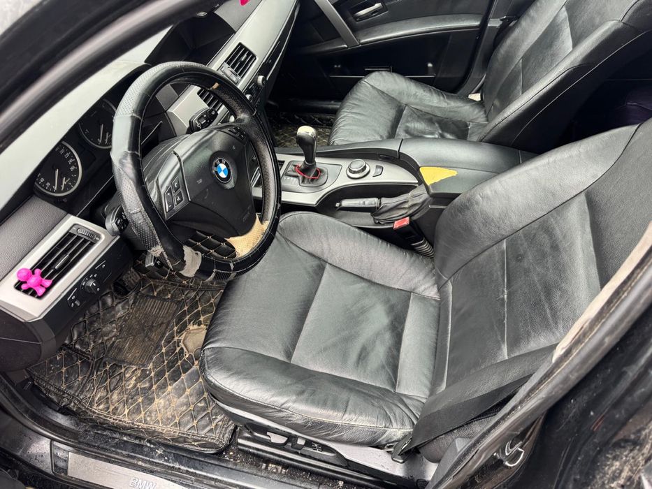 Interior piele incalzit BMW E60 cu memorii electric
