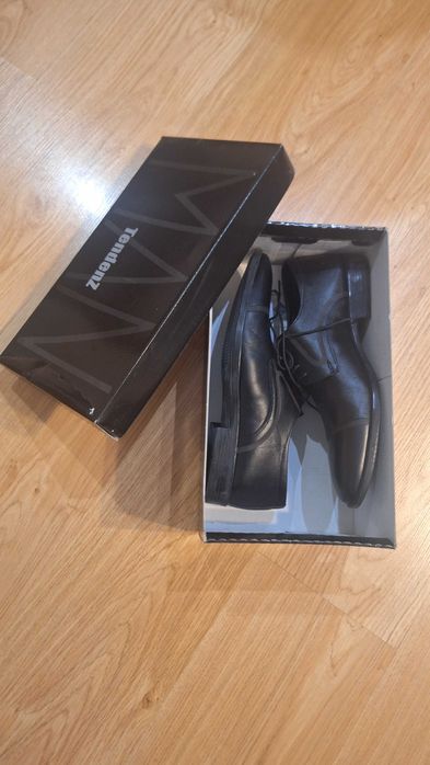 Обувки Tendenz естествена кожа с връзки