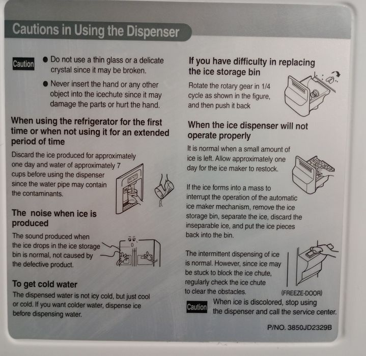 Frigider side by side LG