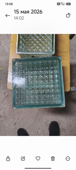 Стеклоблоки б/у целые большой объем