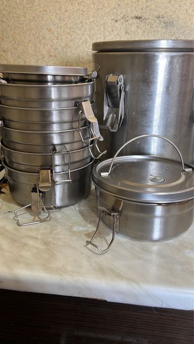 Нержавейка посуда чтобы брать с собой.