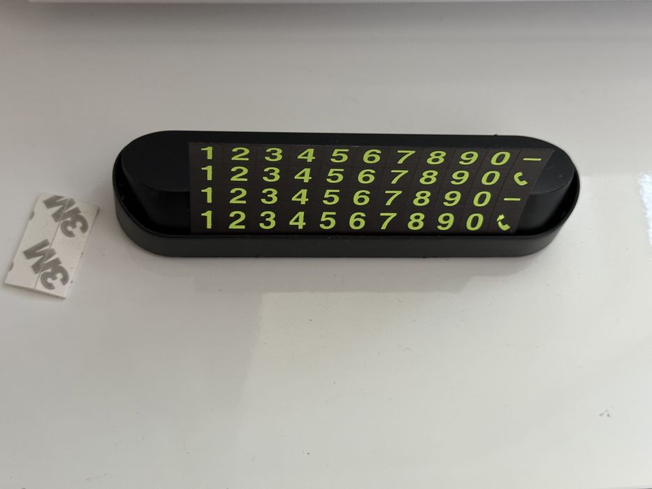 Suport numar de telefon auto