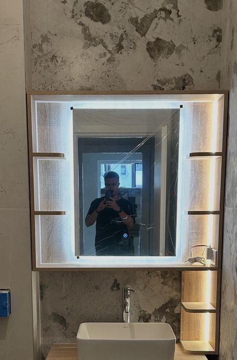 Corp baie cu LED pentru oglindă, 93x83 cm, nou – preț negociabil