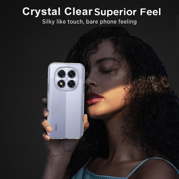 Прозрачен 360° градуса кейс за xiaomi redmi note 14 pro 5g