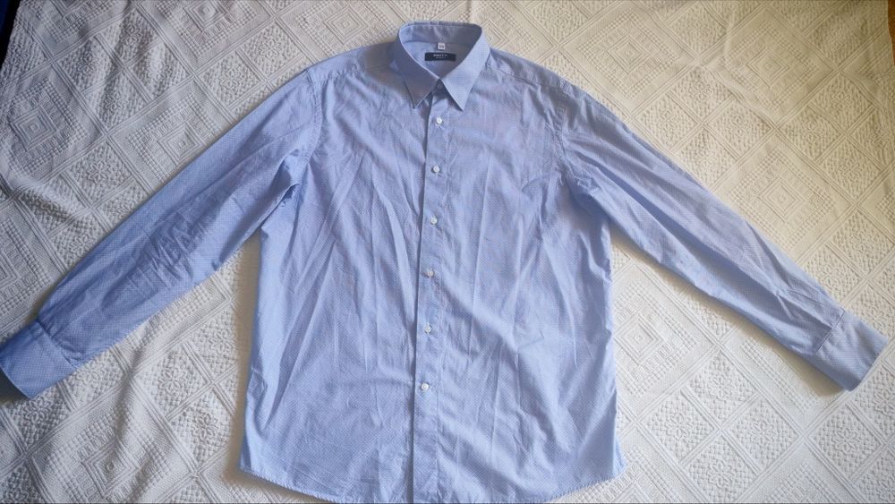 Cămașă slim fit  Bigotti mărimea L purtata o data