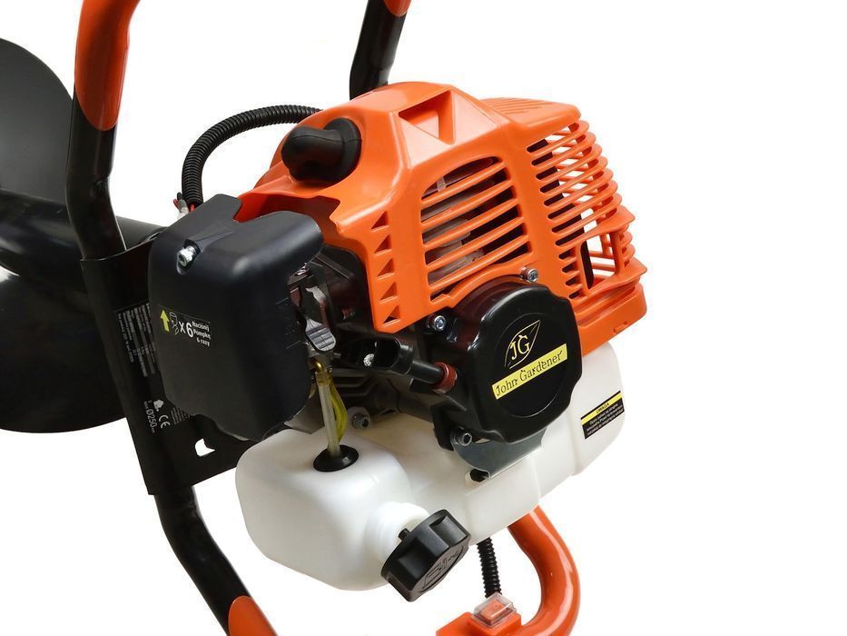 Motoburghiu foreza de pamant cu 3 burgie 62cc, 1.4kw geko