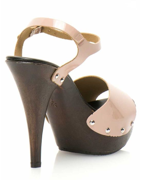 %ПРОМО% VERSACE № 36 – Дамски сандали ест кожа ток/платформа 13/4см